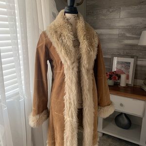 Beautiful suede winter jacket